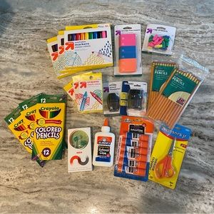 School Supply Pack for Teacher or Student: Various Assortment of Office Supplies